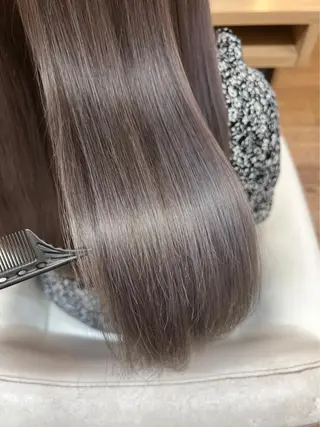 ロング カラー テクニカルディレクタ ー葛西凌大のヘアスタイル