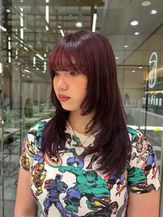 ロング カラー 🦋sana🦋 似合わせカット✁のヘアスタイル