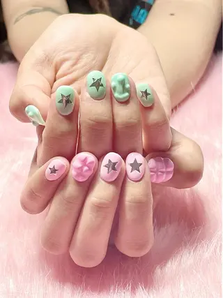 ネイル Nail ヌシん家 AKANEのネイルデザイン