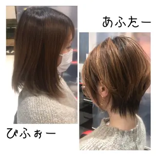 ショート カラー メンズヘア特化 崎田 成人のヘアスタイル