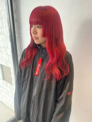 ロング カラー 韓国ヘア特化 💟 ララア 💟のヘアスタイル