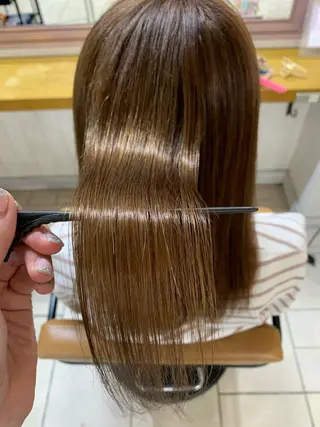 セミロング マカロン富田/本店 大門のヘアスタイル