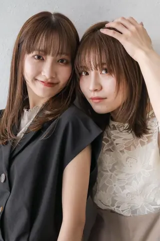 セミロング カラー ヘアアレンジ 似合わせレイヤー 海外風レイヤーmioのヘアスタイル