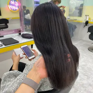 セミロング カラー ヘアアレンジ mai🍑暖色カラー /レイヤー💖のヘアスタイル
