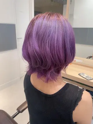 カラー パーマ/ボブ/ 佐々木翔のヘアスタイル