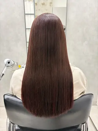 ロング カラー すぐ巻ける縮毛矯正 🍀勝倉　麗のヘアスタイル