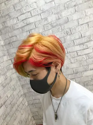 ショート カラー ヘアアレンジ 秋山 幸太のヘアスタイル