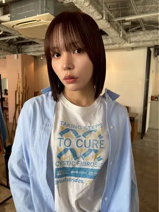 ショート カラー CEINE【セーヌ】 三軒茶屋のヘアスタイル