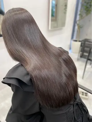 ロング 縮毛矯正/髪質改善 RENのヘアスタイル