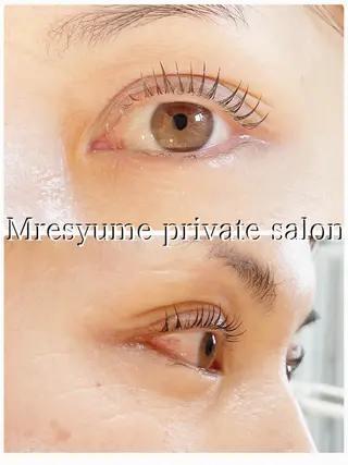 マツエク・マツパ Mresyume MAYUのマツエク・マツパデザイン