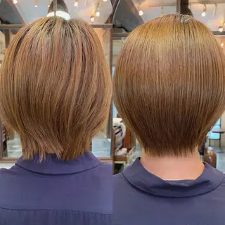 ショート メンズ/パーマ /レディース髪質改善のヘアスタイル