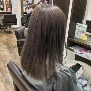 ミディアム 韓国✖️網紅🖤 パーマYURIYAのヘアスタイル