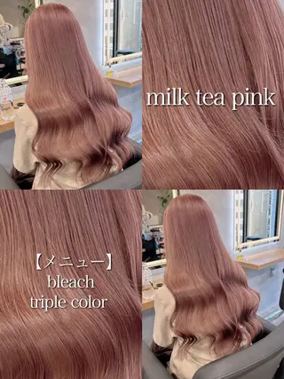 ロング カラー 神谷勇太/ 札幌透明感カラー特化のヘアスタイル