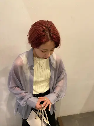 ショート 無料カットモデル 丸川英心のヘアスタイル