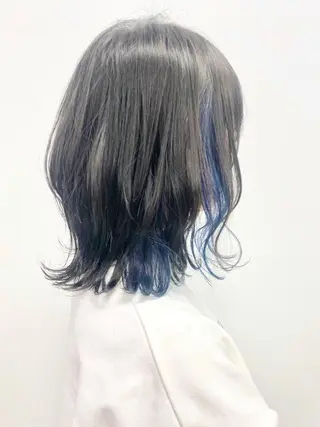 ミディアム 田川 弥空のヘアスタイル