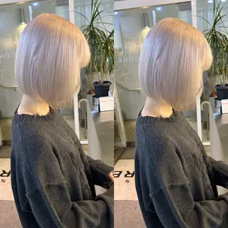 ミディアム カラー yoriダブルカラー 代表すがわらのヘアスタイル