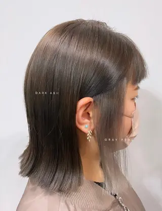 ミディアム カラー ⌇🌹透明感カラー 🌹ᴍᴇɢᴜᴍɪ ⌇のヘアスタイル