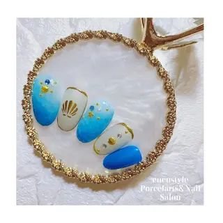 ミディアム ネイル 👑enen style👑のネイルデザイン