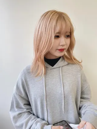 セミロング スギヤマ ショウゴのヘアスタイル