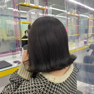 セミロング カラー ヘアアレンジ mai🍑暖色カラー /レイヤー💖のヘアスタイル