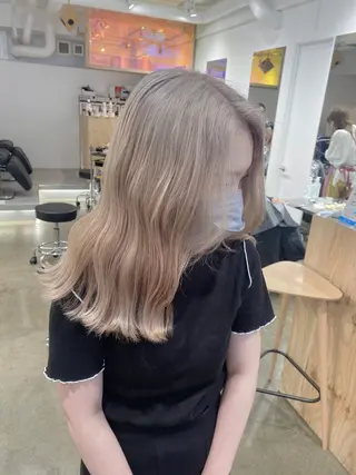 ロング カラー ブリーチ指名 NO1🌈SAKIのヘアスタイル