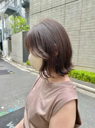 ミディアム カラー ツヤ美髪💐 髪質改善/高山愛来のヘアスタイル