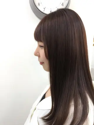 セミロング hama yukiのヘアスタイル