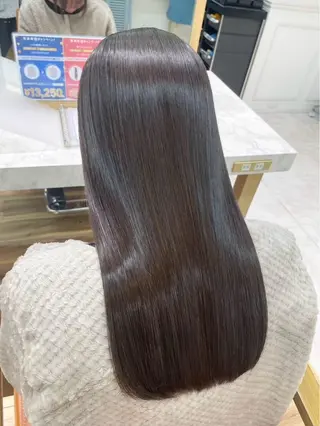 ロング 艶髪/髪質改善 /透明感カラー/鴻巣のヘアスタイル