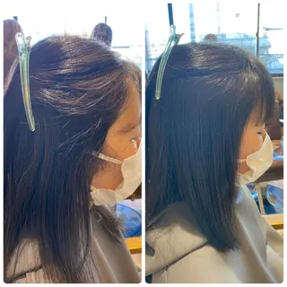 セミロング 角田 雅行のヘアスタイル