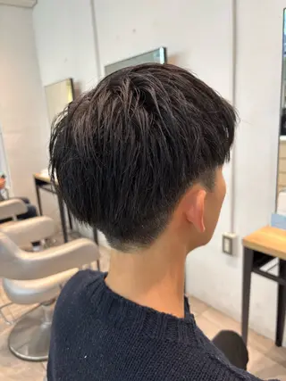 ショート メンズ メンズパーマ/ メッシュ📍ユリのヘアスタイル