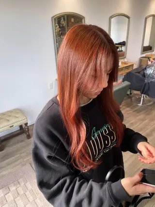 ロング カラー Felice Erikaのヘアスタイル