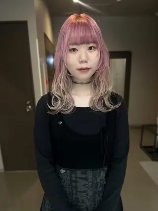 ロング カラー ウルフカット🪽 レイヤー/髪質改善のヘアスタイル