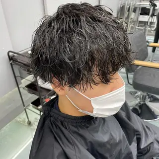 ショート カラー パーマ メンズ 🔥メンズカラー🔥 セヤシュウヘイのヘアスタイル