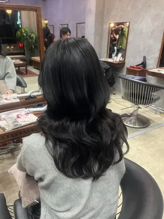 ロング 前畑 きりあのヘアスタイル