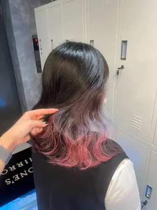カラー pink hair 🩷mayu🩷のヘアスタイル