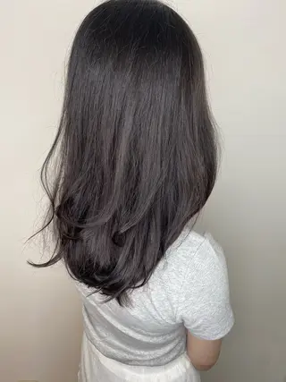 セミロング カラー Hiroshi ヒロシのヘアスタイル