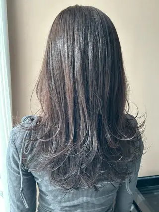 ロング カラー hub hair レイヤー/透明感のヘアスタイル