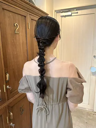 ロング ヘアアレンジ カットモデル募集中 ／HARUKA🎀のヘアスタイル