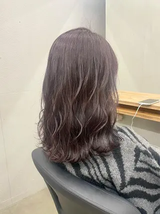 セミロング カラー ひより /novusのヘアスタイル