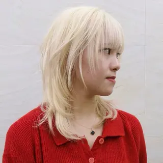 ミディアム カラー カラー系/カット特化 🟠オオタキマサシのヘアスタイル