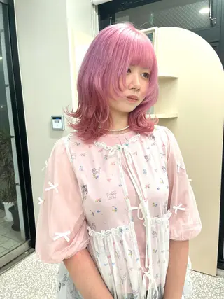 ミディアム カラー IROW/イロウ天神 大名店　yamaのヘアスタイル