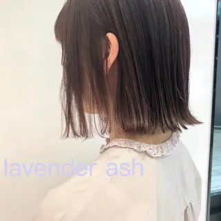 ミディアム カラー 相川 愛実のヘアスタイル
