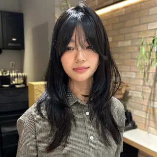 ロング レイヤー/nail COCOROのヘアスタイル