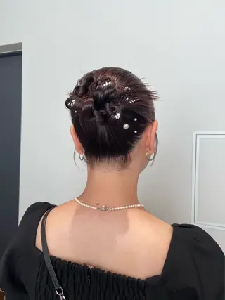 セミロング 石川 瑠琉のヘアスタイル