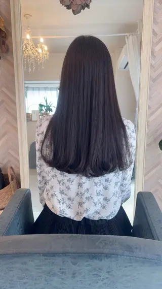 ロング 戸川 浩子のヘアスタイル