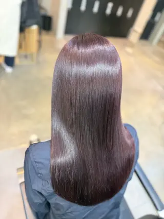 セミロング 艶髪レイヤー AZUSAのヘアスタイル