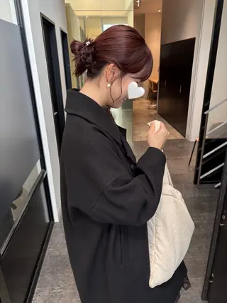 ロング ヘアアレンジ mao | 柔らか艶カラー🫧のヘアスタイル