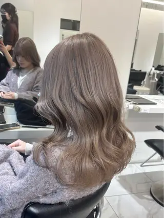 ミディアム カラー 🩶大人韓国ヘア 渋谷/Satsukiのヘアスタイル
