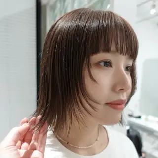 ミディアム カラー ヘアアレンジ 🌐サトウ リョウ🌐のヘアスタイル