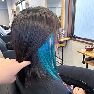 セミロング 《髪質改善・縮毛矯正 /ブリーチ》坂本爽のヘアスタイル